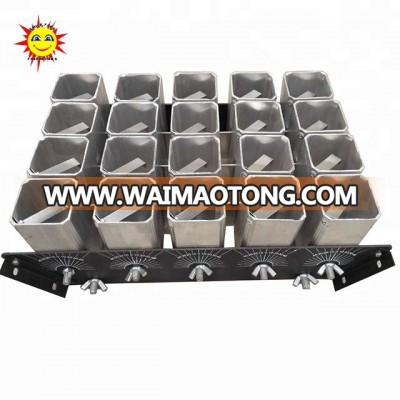 Fedex DHL free shipping 2pcs/carton 2" 20 shots(4*5) aluminium alloy single shot fireworks pyrotechnic display rack