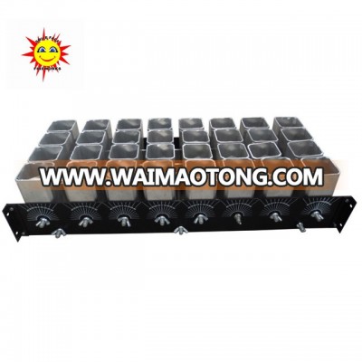 Liuyang Happiness 2" 32(4*8) shots up-grade type aluminium alloy special-effect single shot fireworks pyrotechnic display rack